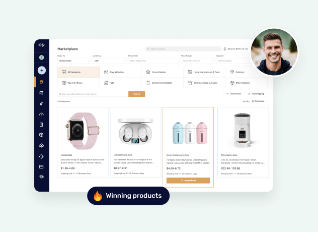 AutoDS marketplace