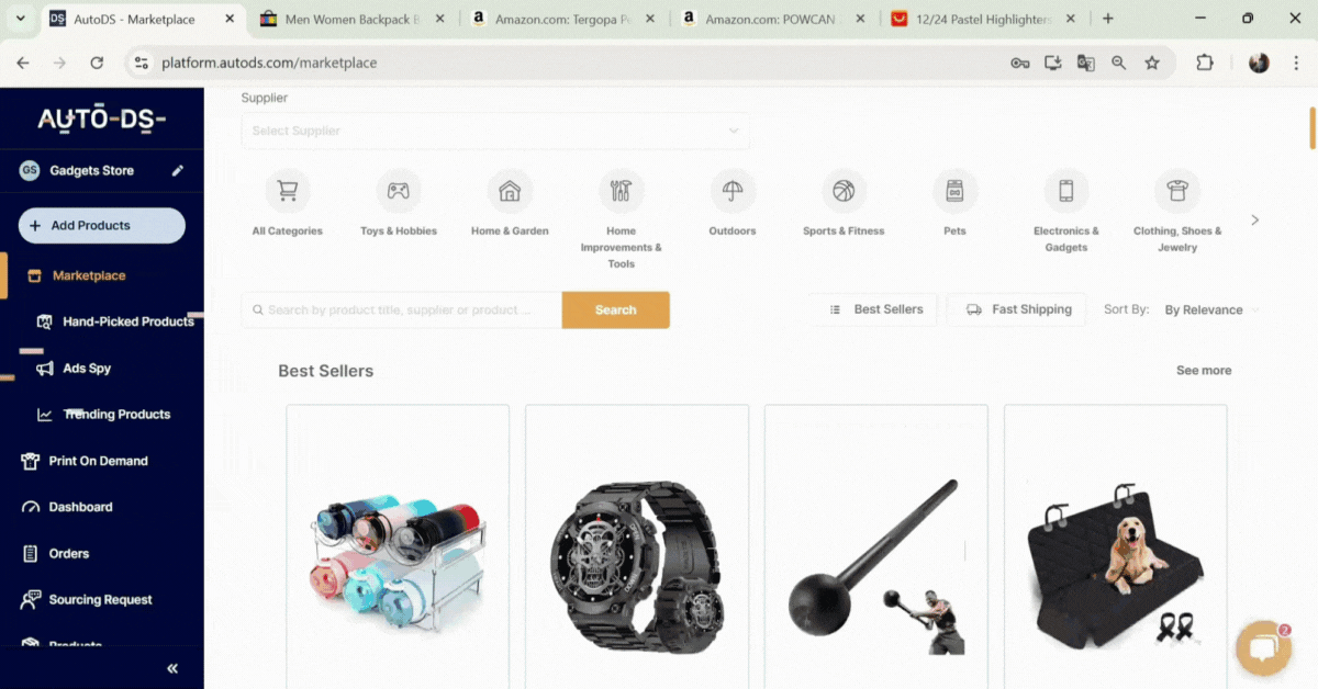 AutoDS Multiple Product Importer For School Supplies